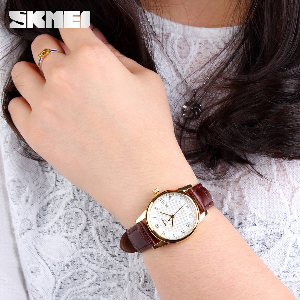 skmei men's watch cross-border hot selling men's quartz watch men's watch round couple watch wholesale men's watch Specification drawing