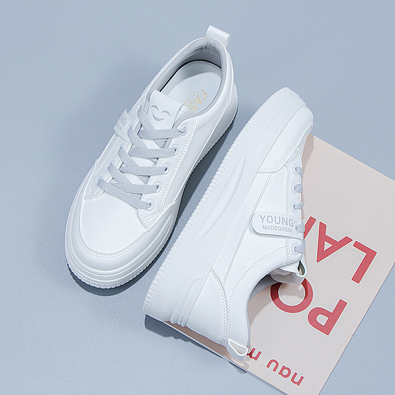 white shoes for women 2025 women's new shoes for spring summer students all-match flat spring and autumn best-selling sports korean style board shoes Application Scenario