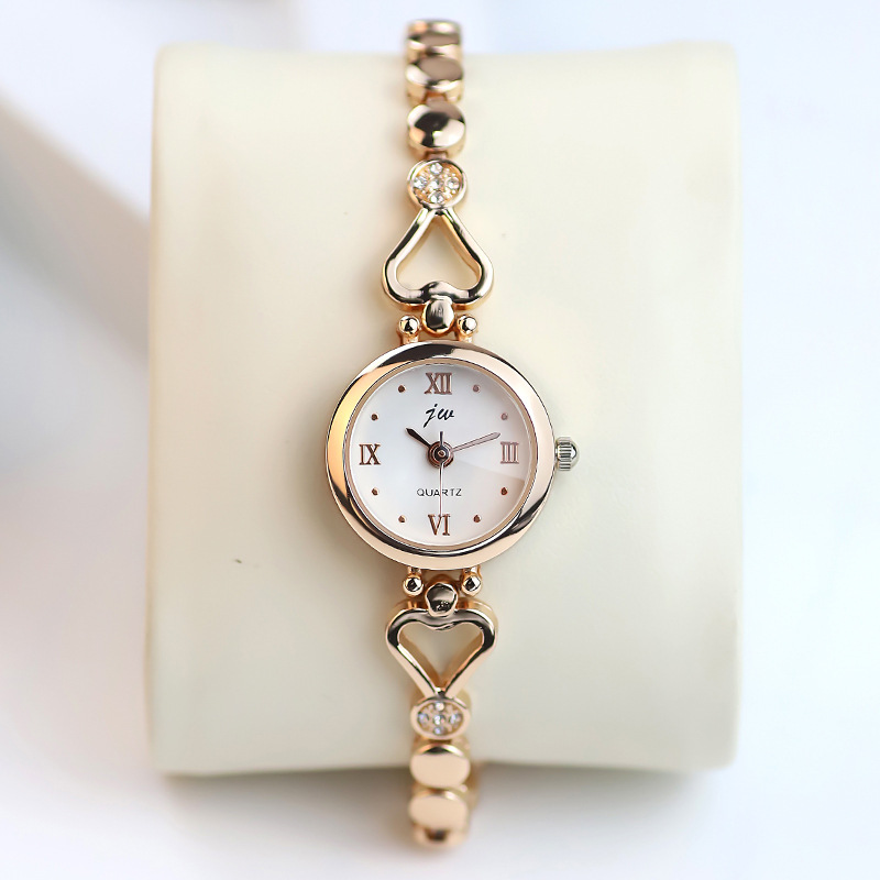 fashion new watch women's steel strap student watch bracelet electronic fashion simple temperament quartz watch details Picture