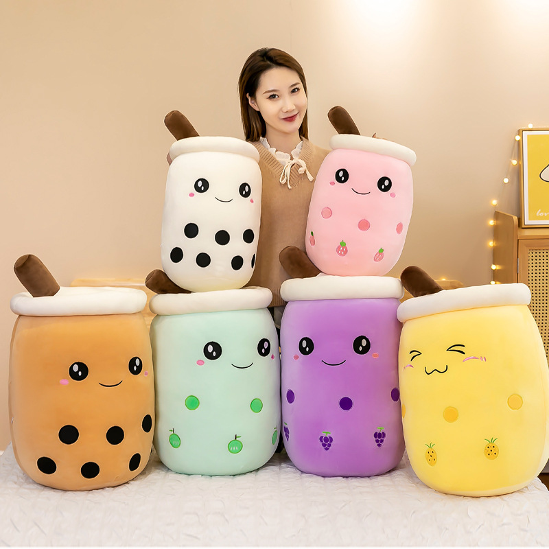 cute creative milky tea cup plush toy doll toy stall doll wholesale children girls' throw pillow gift year old full figure