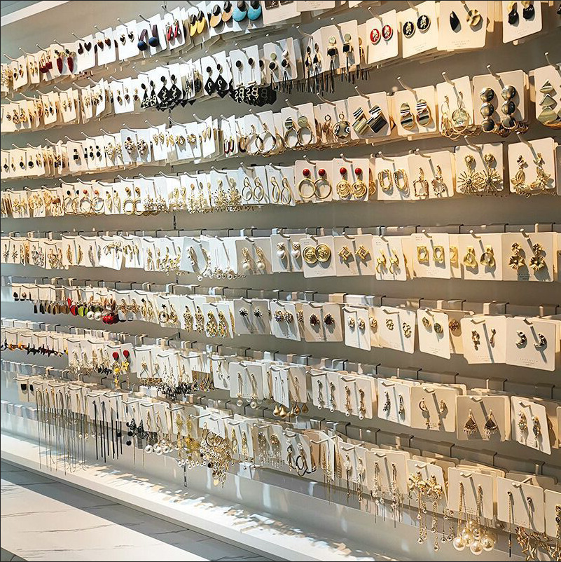 hot-selling item high-grade earrings wholesale simple heart-shaped elegant girl earrings niche design all-match earrings Specification drawing