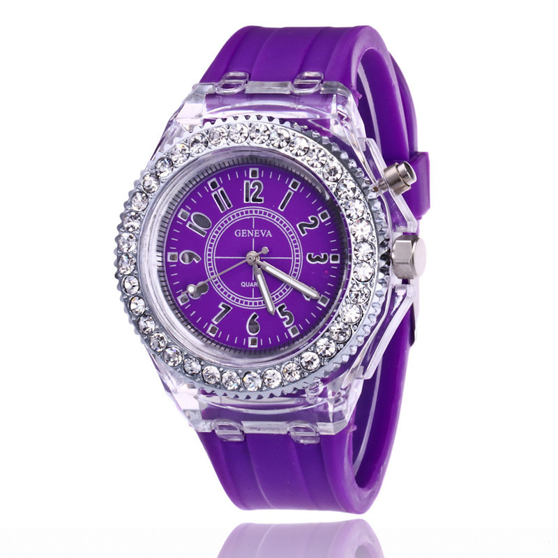 ins same luminous watch personality harajuku korean fashion trendy men and women primary and secondary school students led fluorescent couple watch Application Scenario