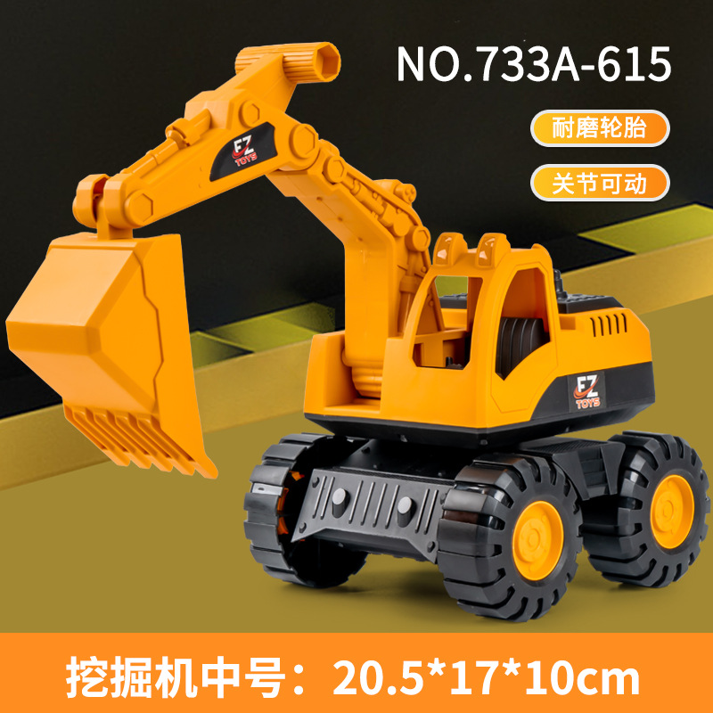 oversized inertia driving engineering car toys children's thickened drop-resistant beach excavator soil forklift dumptruck Application Scenario