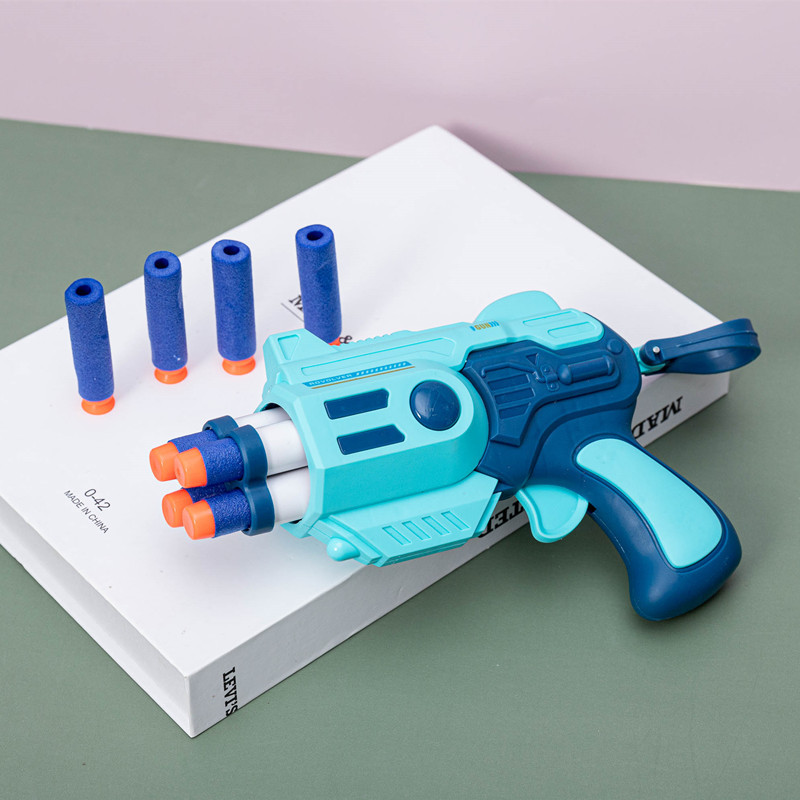 new boy soft bullet gun toy sucker soft bullet gun toy with target boy shooting gift box training class gift Application Scenario