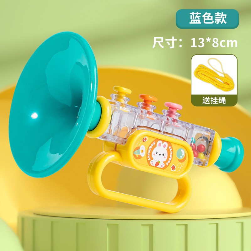 rabbit small horn children's toy blowing music baby's cartoon harmonica baby whistle musical instrument wholesale full figure