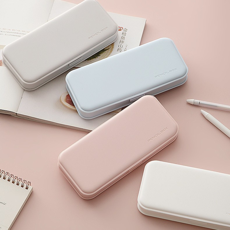 stationery box primary school student diy pencil case creative stationery simple pencil case advanced sense pencil case cream glue pencil case full figure
