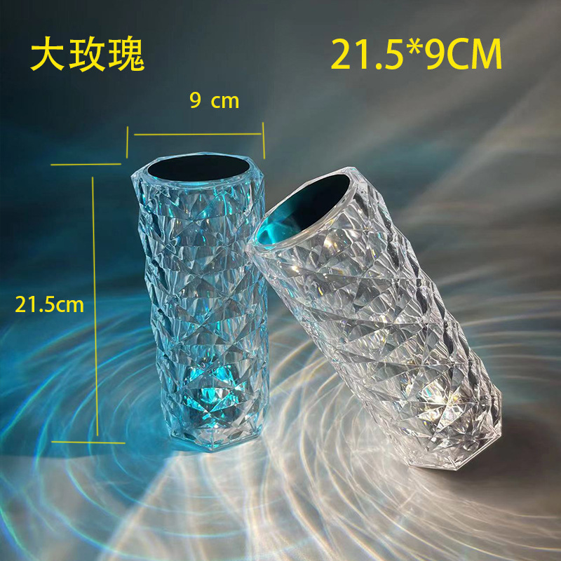 cross-border new arrival rose ambience light charging decorative table lamp bedside advanced creative small night lamp dual-purpose charging and plug-in Application Scenario