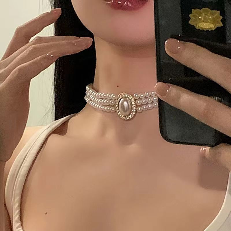 2024 heavy industry beads xingx necklace titanium steel asian culture hot girl sweet cool hot girl series punk goth niche european and american Item Picture