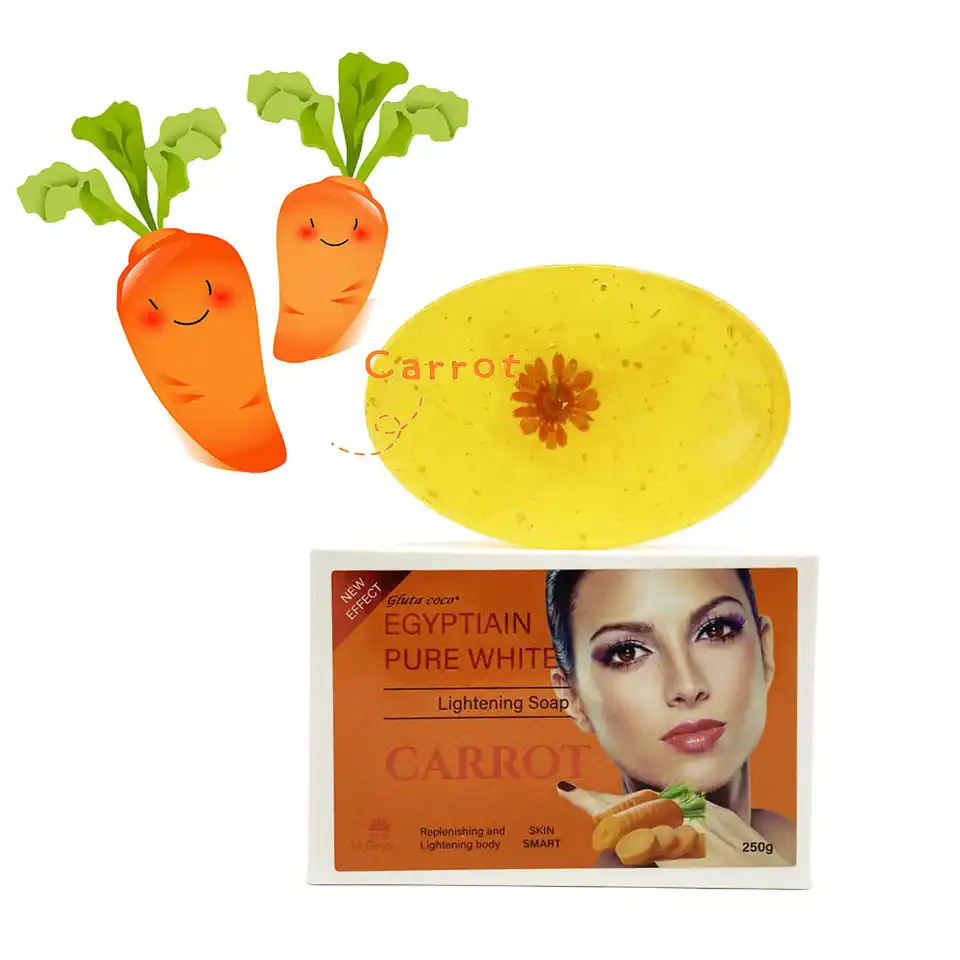 Gluta Coco CARROT Lightening Soap with Glutathion Anti Wrink Specification image