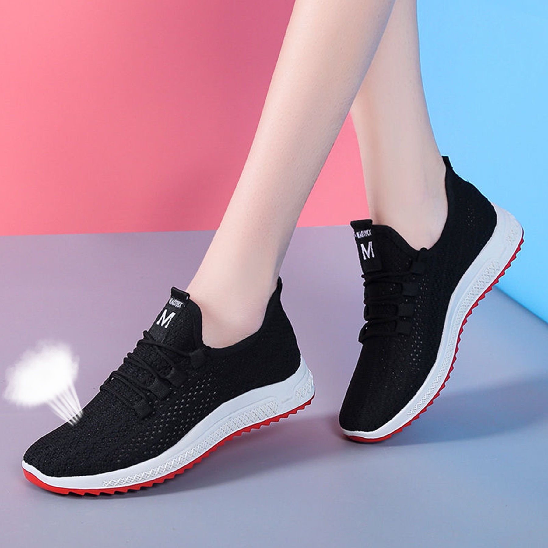 spring and summer new korean style casual shoes breathable old beijing cloth shoes foreign trade sneakers women fashion shoes cross-border delivery undefined