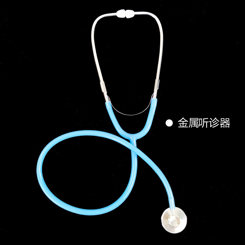 stethoscope children play house toy kindergarten doctor nurse role play props simulation diameter 4.5cm Item Picture