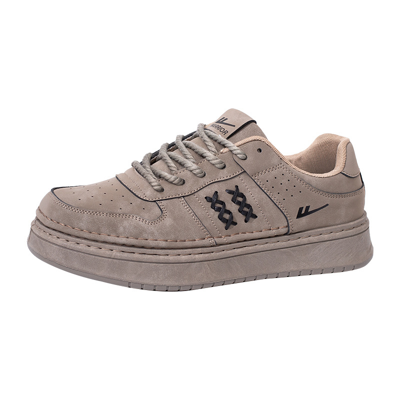 warrior design thick-soled sneakers simple versatile high-grade casual shoes men and women same style colorblock breathable lovers shoes undefined