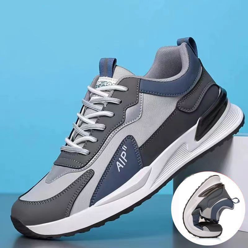 men's casual all-matching sneakers lightweight breathable comfortable running shoes summer training platform outdoor sports shoes details Picture