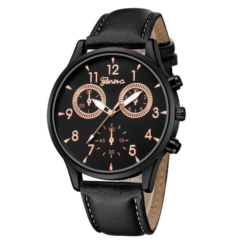 one piece dropshipping geneva new men's watch men's watch foreign trade hot sale cheap watch factory in stock Specification drawing