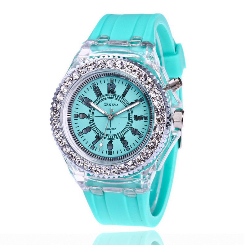 hot selling personalized rhinestone led korean fashion chinese watch men's and women's student watch quartz watch wholesale cross-border details Picture