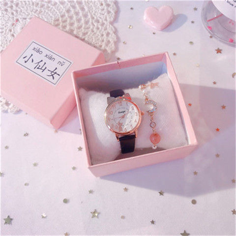 children's birthday gifts watch girl ten years old girl student student kindergarten reward watch fashion temperament watch details Picture
