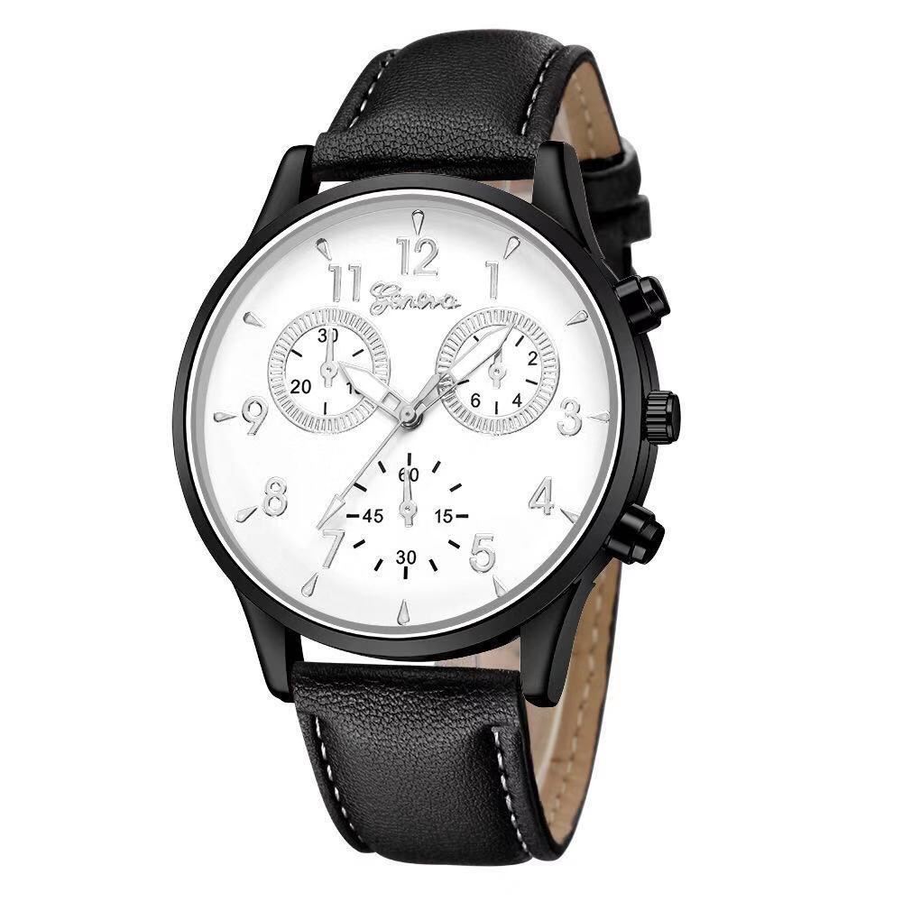 one piece dropshipping geneva new men's watch men's watch foreign trade hot sale cheap watch factory in stock full figure