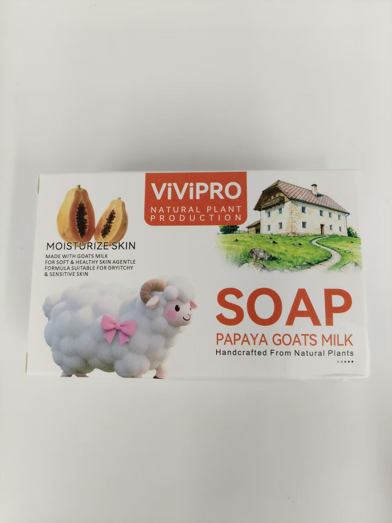 maxi limpio200g Goat Milk Soap Matcha Papaya Rose Freesia Honey Face Soap Bath Soap Application Scenario