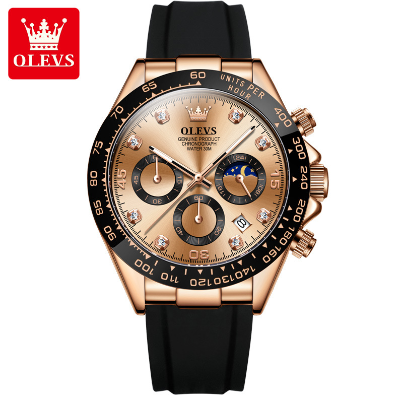 olevs brand watch foreign trade cross-border multi-functional sports timing quartz watch best-seller on douyin men's watch men's Application Scenario