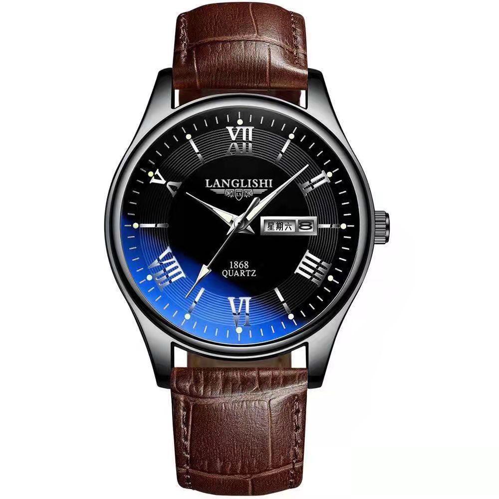 new waterproof luminous calendar men's high-end watch trendy fashion business atmosphere sports watch one piece dropshipping Item Picture