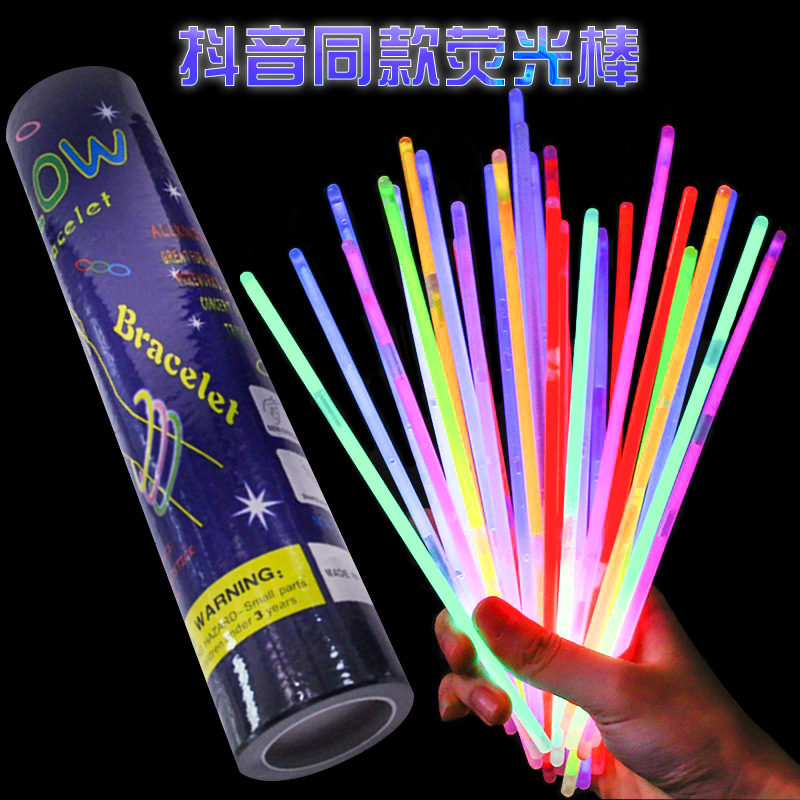 factory direct sales luminous light stick stall hot sale douyin online influencer same luminous toy children's bracelet light stick full figure