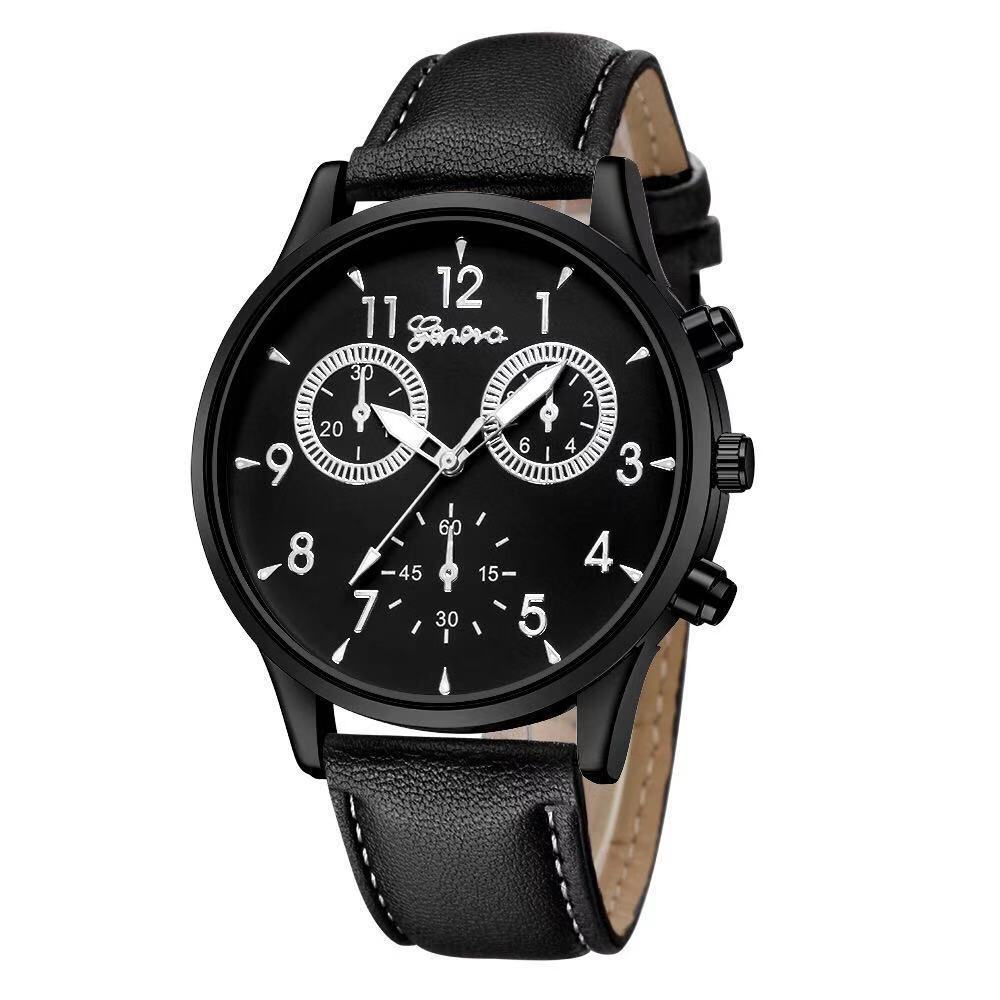 one piece dropshipping geneva new men's watch men's watch foreign trade hot sale cheap watch factory in stock Item Picture
