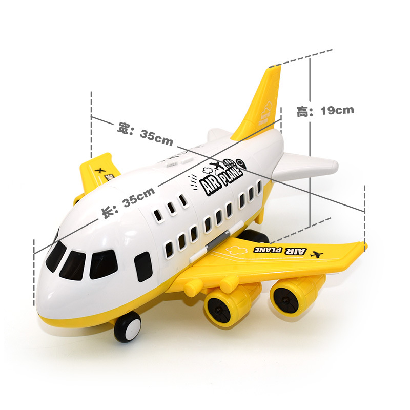children's aircraft toy set large passenger plane model can store plastic aircraft inertia toy car cross-border boys Application Scenario