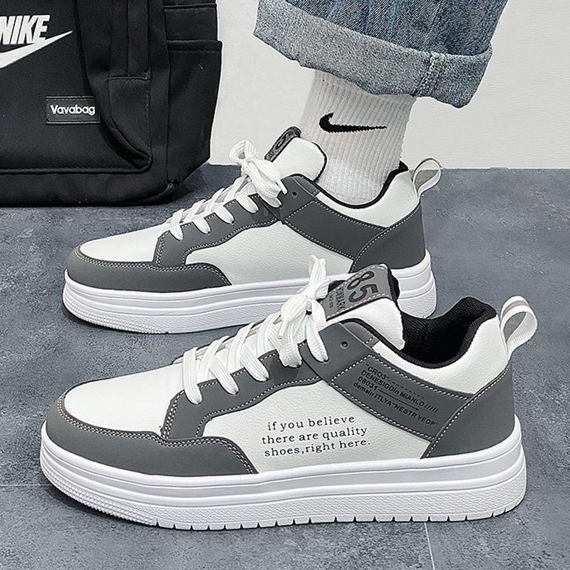 korean men's shoes new fall trendy all-match niche leisure flat shoes student fashionable sports shoes teen shoes full figure