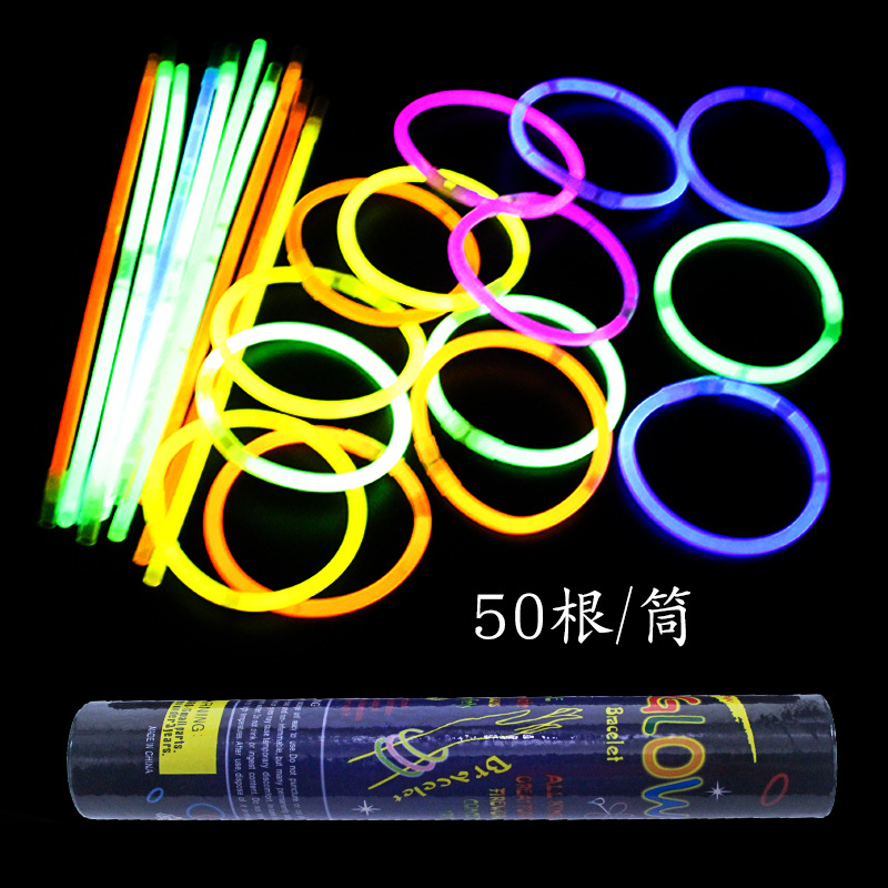 factory direct sales luminous light stick stall hot sale douyin online influencer same luminous toy children's bracelet light stick Specification drawing
