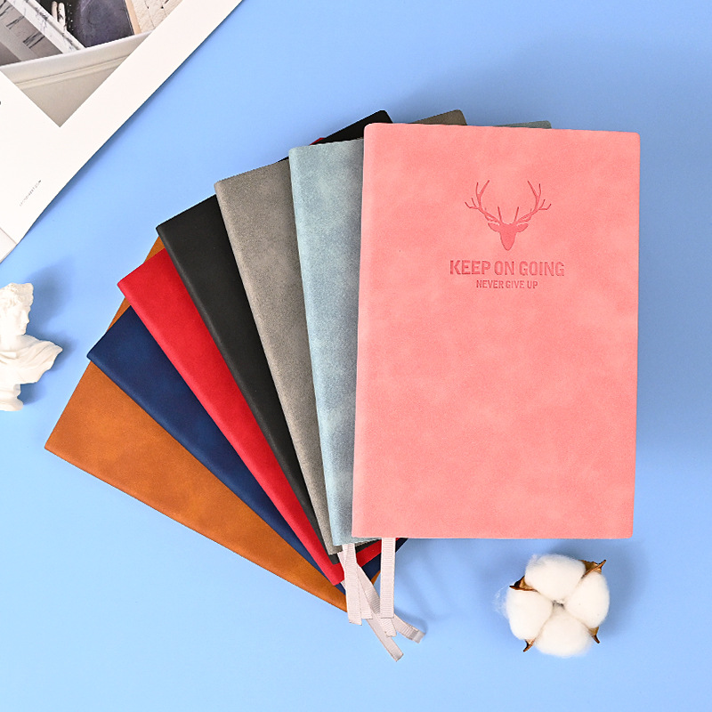 business a5 thickened notebook custom logo sheepskin a6 notebook gift set stationery wholesale b5 Application Scenario