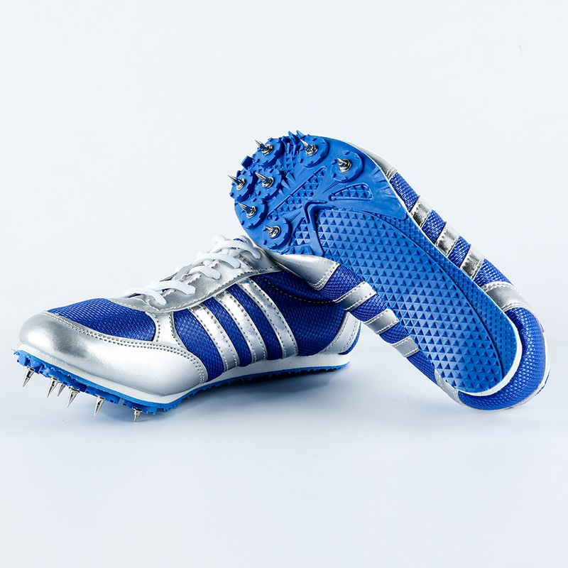 brush shoe track and field sprint sports men's sports outdoor spiked shoes women's mid-length running jump shoes senior high school entrance examination physical examination brush shoe undefined