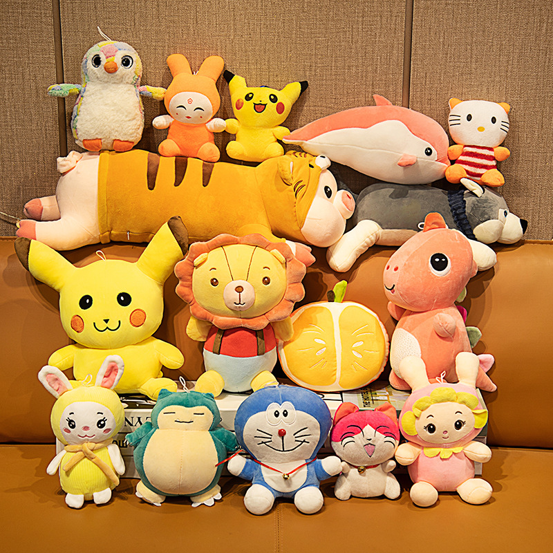prize claw doll eight-inch plush toy night market stall ferrule doll wedding throw doll activity wedding goods 8 Specification drawing
