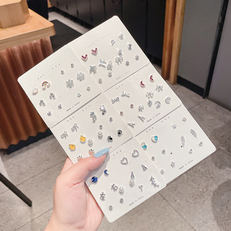 new niche earrings set simple and compact exquisite high-grade temperament baita hot selling earrings female wholesale full figure