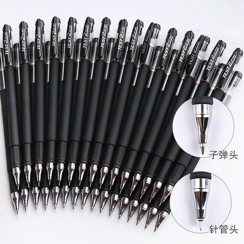 gp380 frosted pen gel pen signature pen ball pen ballpoint pen creative stationery wholesale black pen students' supplies 0.5 Specification drawing
