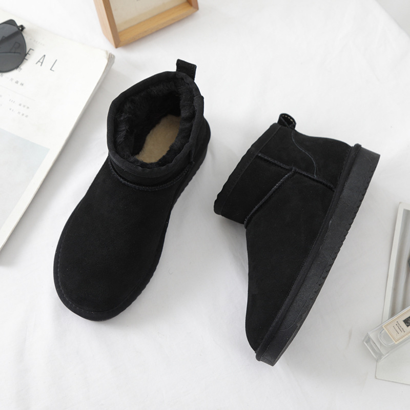 mini snow boots for women 2025 new winter velvet thermal non-slip short tube slip-on bread cotton shoes student fashion undefined