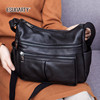 genuine leather women's bag middle-aged and elderly mother bag 2024 new 2025 bag women's large capacity first layer cowhide messenger bag full figure