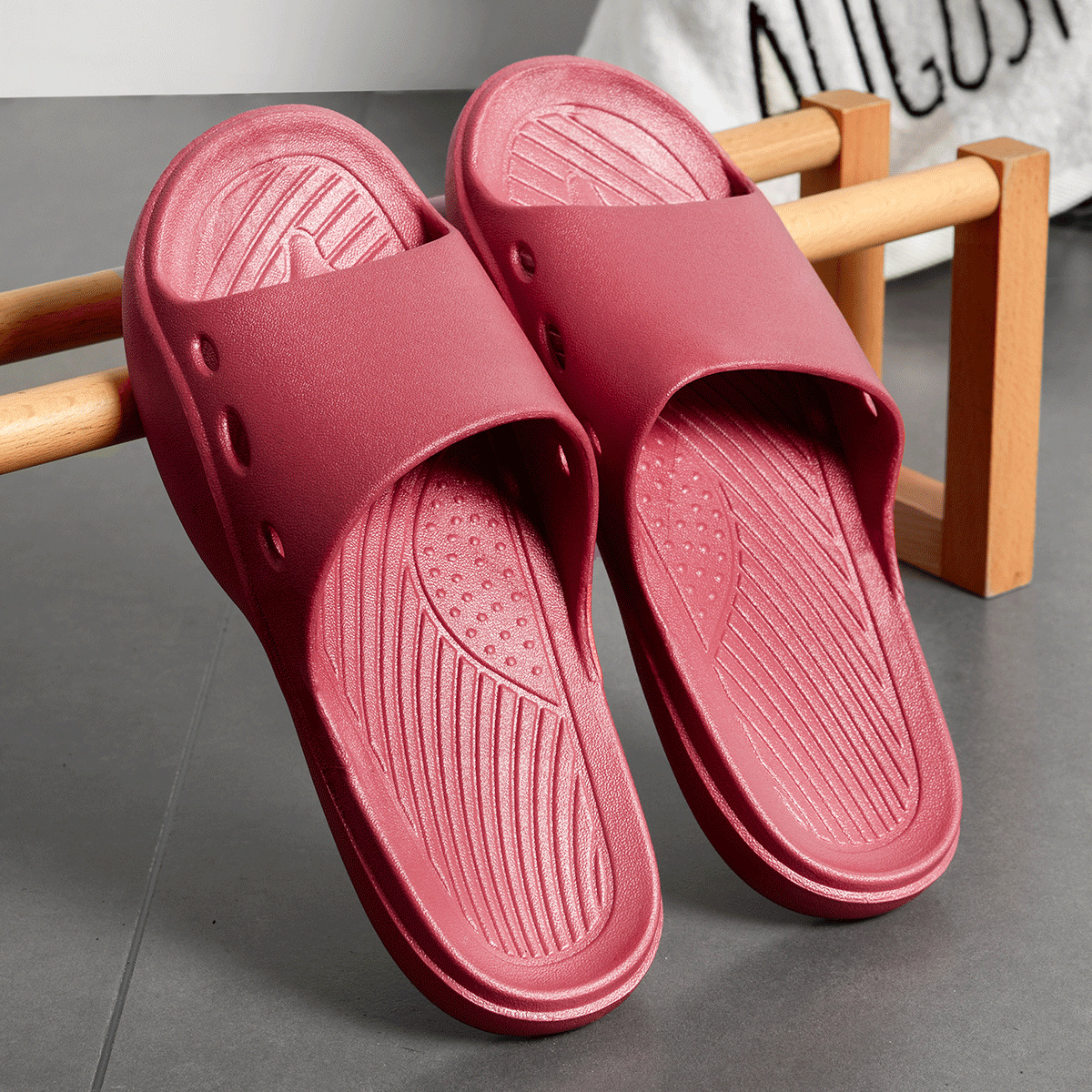 middle-aged and elderly non-slip slippers men's summer indoor home bathroom bath pregnant mother sandals women's summer undefined