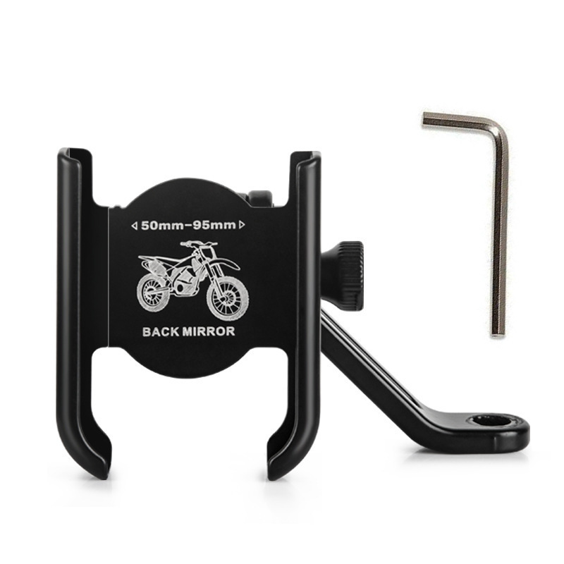 Electric bike frame navigation bracket, motorcycle food delivery rider, electric bike, bicycle, aluminum alloy mobile phone bracket Application Scenario