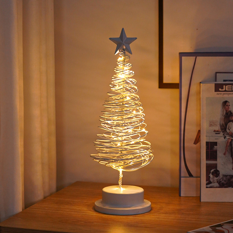 new led christmas tree lights modeling lamp holiday atmosphere star lamp room bedroom decorative lamp decoration table lamp details Picture