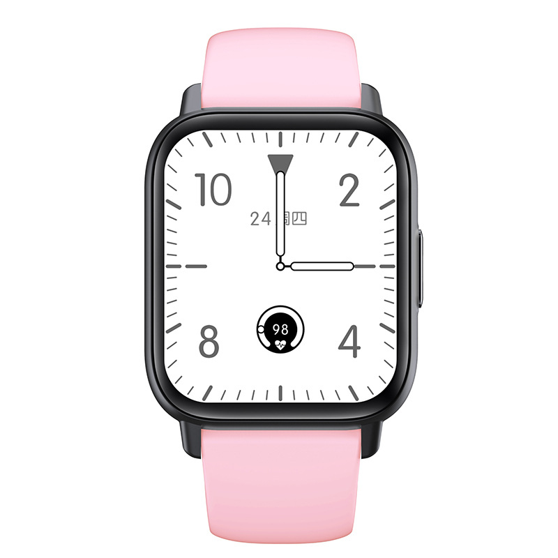 cross-border hot selling bluetooth calling smart watch real body temperature heart rate blood oxygen watch men's multi-functional sports smart watch Specification drawing