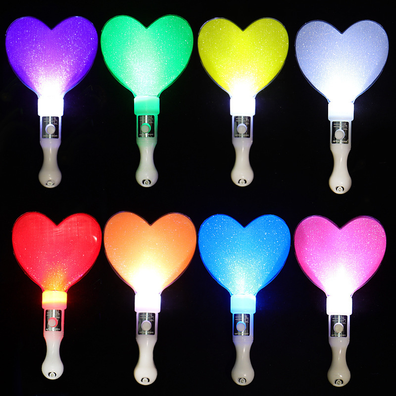 short luminous love stick five-pointed star stick short hair glow stick toy concert light stick can be advertised wholesale Application Scenario