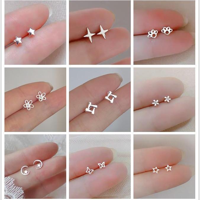mini invisible 925 silver stud earrings 2025 new earrings niche design ear bone stud ear-caring earrings for women Application Scenario