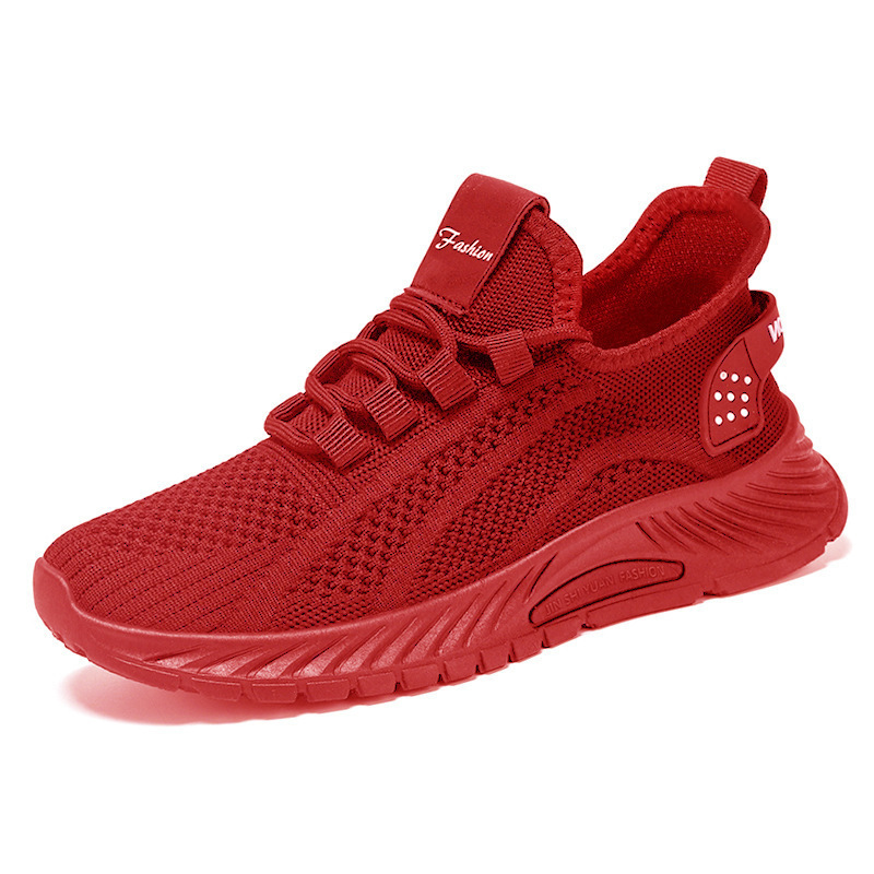 shoes women's sports shoes cross-border large size all-matching women's shoes temu trendy casual shoes flying woven breathable shoes running shoes undefined