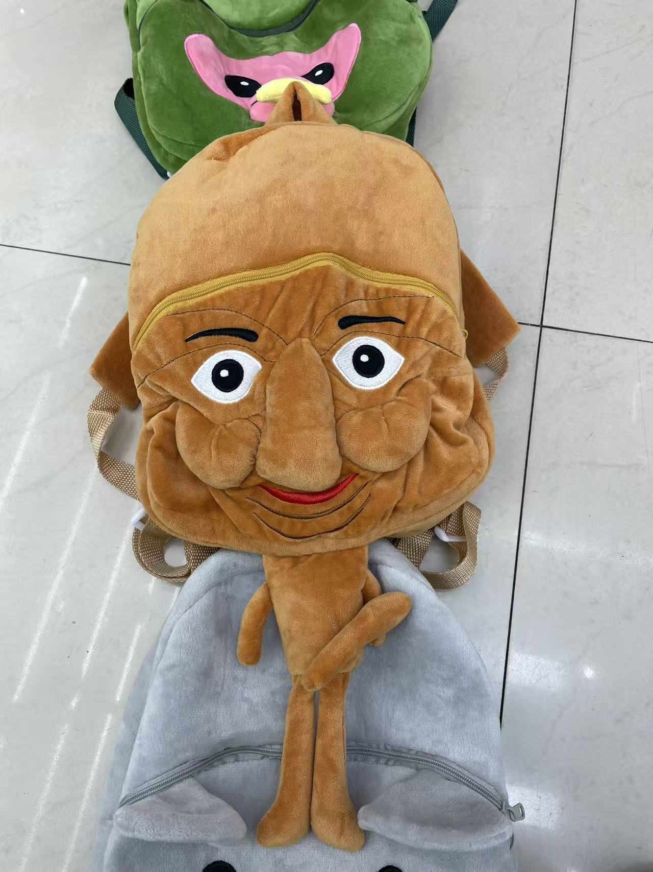 Cross-border new product tungtungsahur Tongtongtong Shark AI American Shan Hai Jing plush toy backpack pic 3