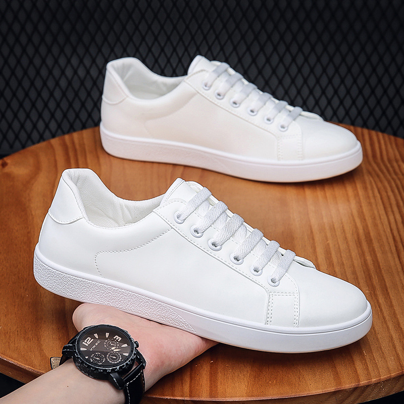 autumn 2025 new fashion sneakers young students white shoes men's shoes korean casual shoes fashion thin shoes undefined