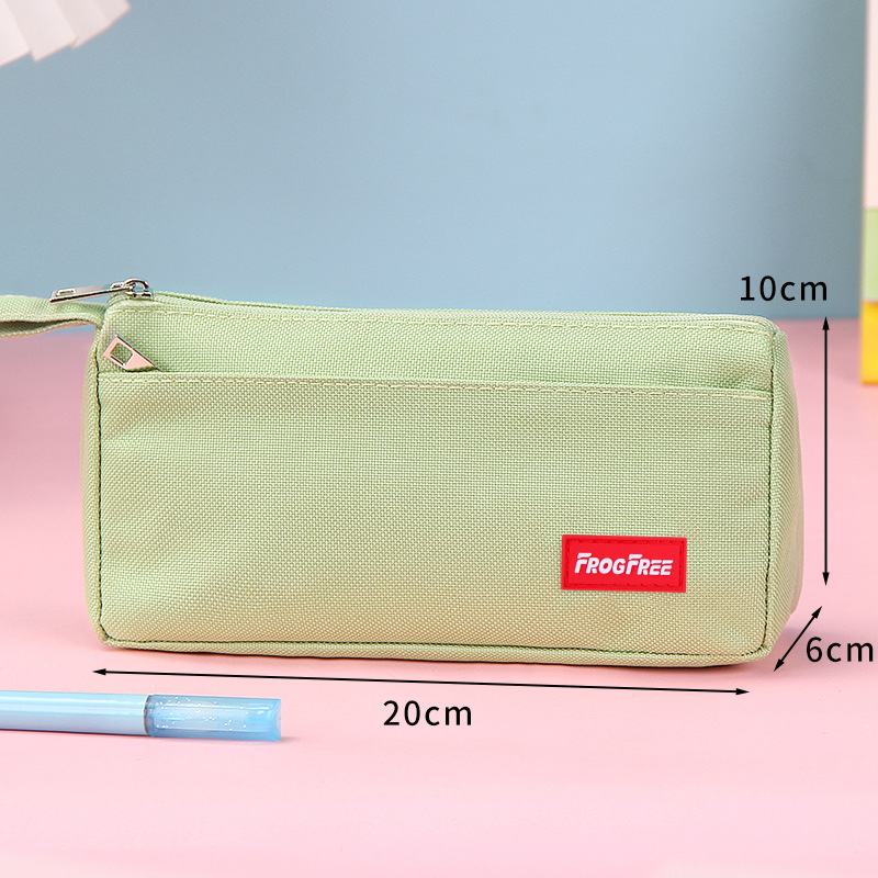 large capacity simple pencil case stationery box ins style elementary students' pencil bag make logo for primary and secondary school students stationery case Application Scenario