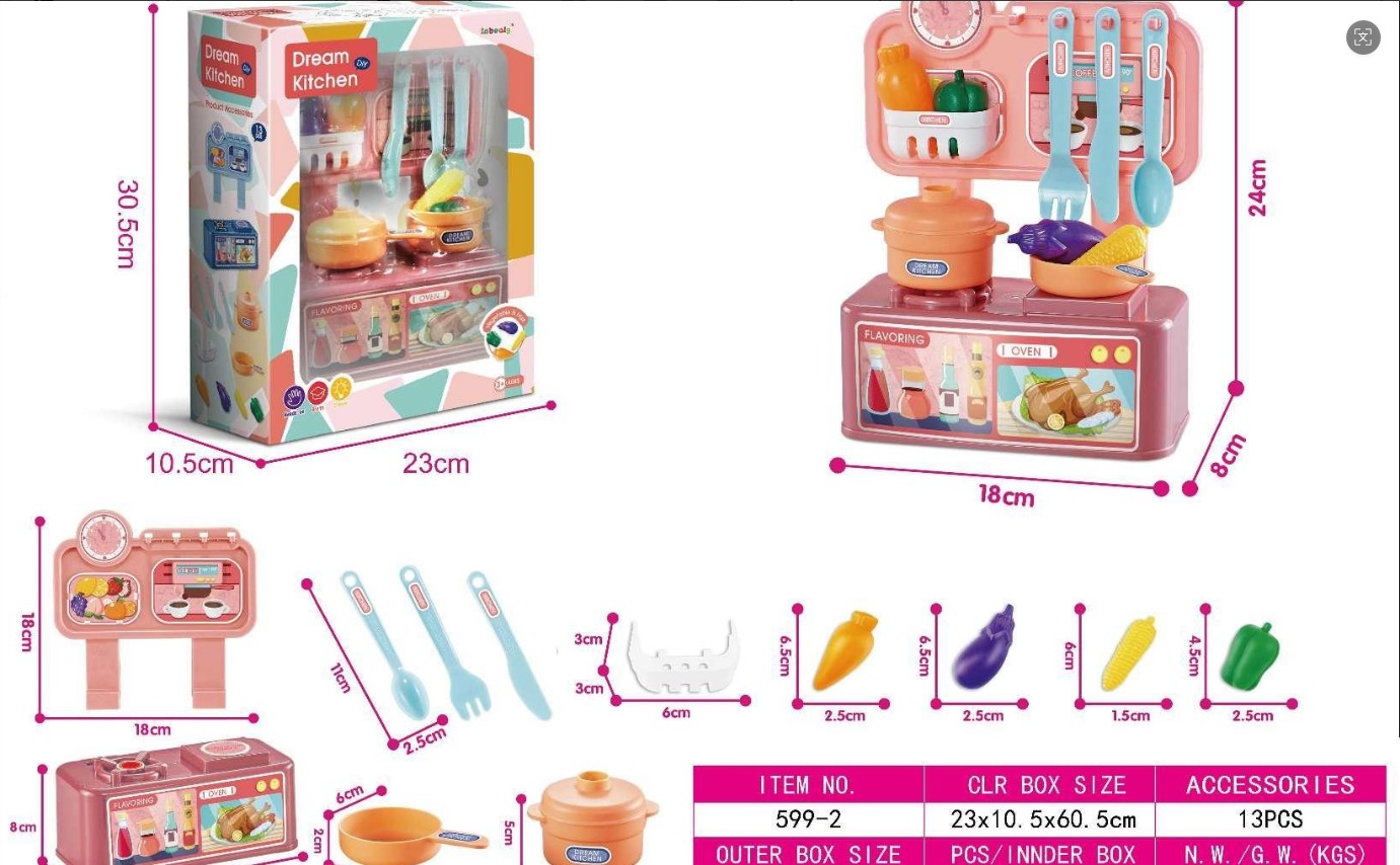 仿真食玩/迷你小厨房/过家家玩具/潮流玩具/益智玩具产品图