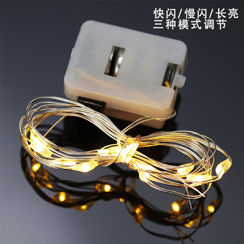 1 m warm led colorful light lighting chain 2 m colorful light starry bouquet decorative light birthday christmas wishing bottle light Specification drawing