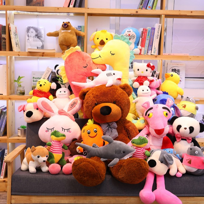 prize claw doll eight-inch plush toy night market stall ferrule doll wedding throw doll activity wedding goods 8 details Picture
