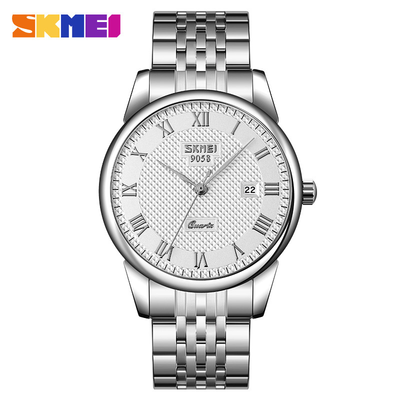 skmei men's watch cross-border hot selling men's quartz watch men's watch round couple watch wholesale men's watch Item Picture